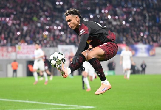 Antonio Nusa RB Leipzig v 1. FC Magdeburg