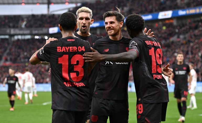 Ernest Poku - Bayer 04 Leverkusen v 1. FC Heidenheim 1846 - Bundesliga