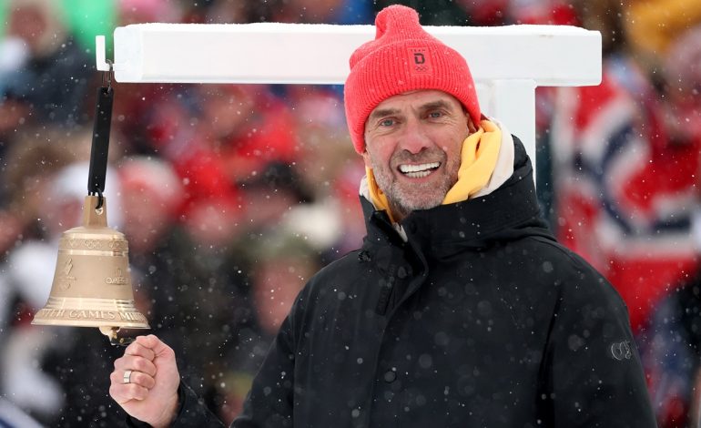 Jurgent Klopp at Biathlon - Milano Cortina 2026 Winter Olympics: Day 11