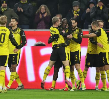 BVB-Spieler beim jubeln