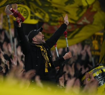 BVB Fans in der Champions League gegen Atalanta Bergamo