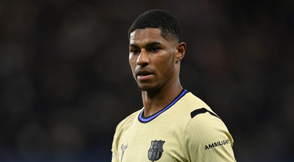 Marcus Rashford im goldenen Barcelona-Trikot