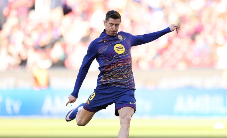 Robert Lewandowski - Barcelona v Mallorca