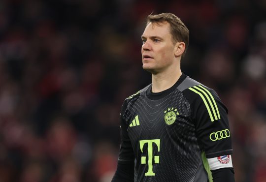 Manuel Neuer im Tor von Bayern München