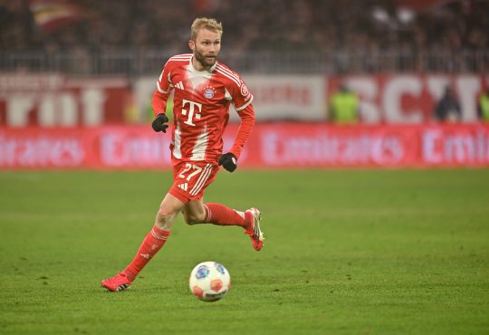 Konrad Laimer vom FC Bayern München