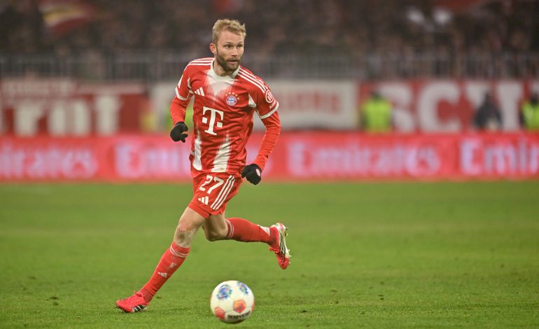 Konrad Laimer vom FC Bayern München