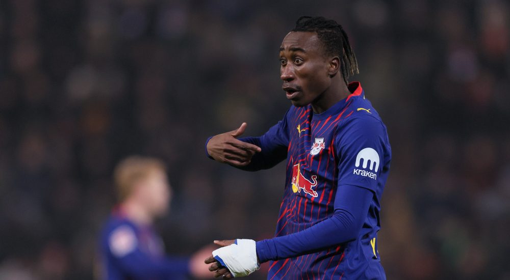 Yan Diomande von RB Leipzig