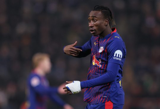 Yan Diomande von RB Leipzig