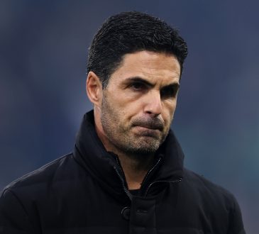 Arsenal-Trainer Mikel Arteta an der Seitenlinie