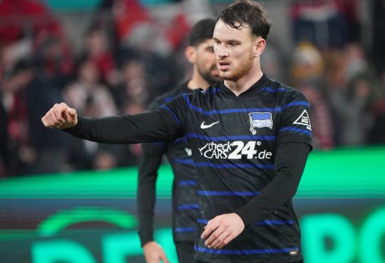 Pascal Klemens im Trikot von Hertha BSC