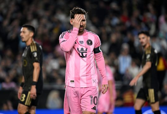 Inter Miami-Kapitän Messi im Spiel gegen den LAFC.