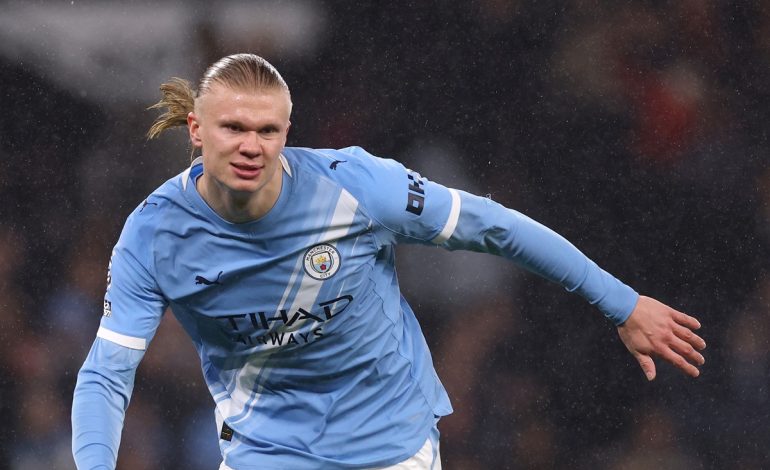 Erling Haaland - Manchester City v Fulham