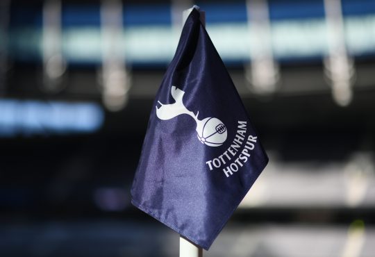 Die Eckflagge von Tottenham Hotspur