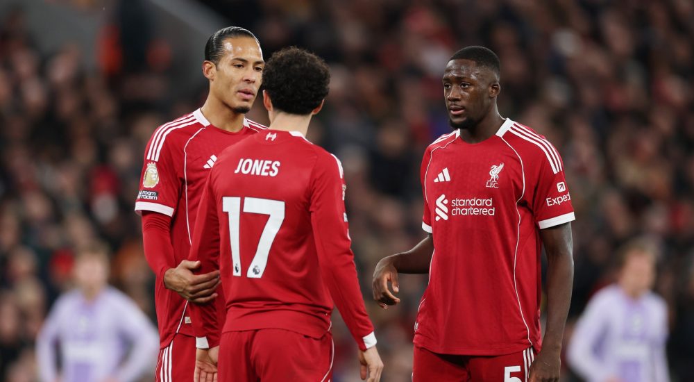 Virgil van Dijk, Curtis Jones, Ibrahima Konate