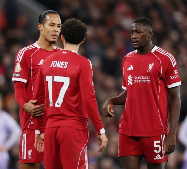 Virgil van Dijk, Curtis Jones, Ibrahima Konate