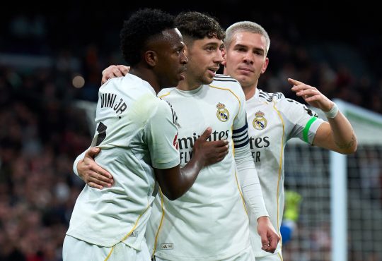 Vinicius Junior, Fede Valverde, Franco Mastantuono