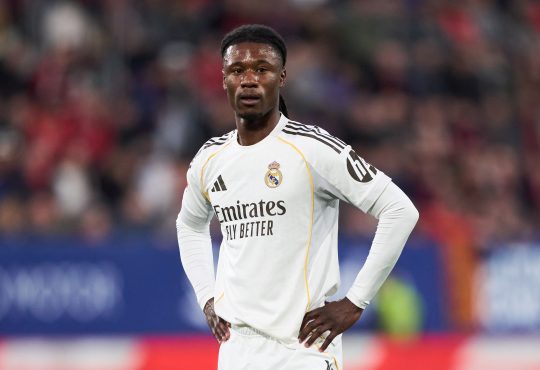 Eduardo Camavinga im Tirkot von Real Madrid