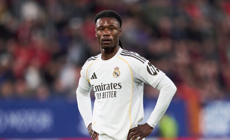 Eduardo Camavinga im Tirkot von Real Madrid