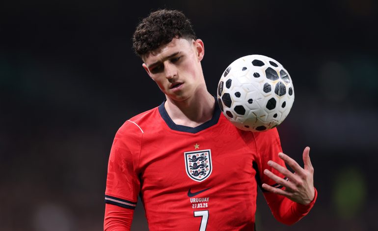 Phil Foden im Trikot der englischen Nationalmannschaft