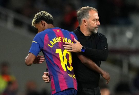 Lamine Yamal / Hansi Flick - FC Barcelona