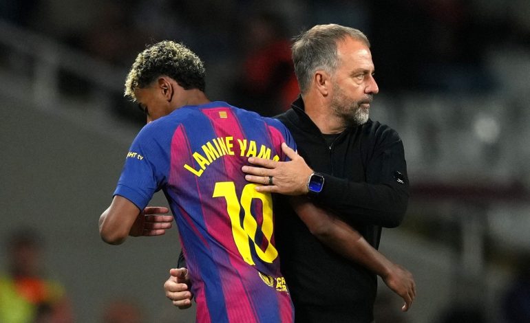 Lamine Yamal / Hansi Flick - FC Barcelona