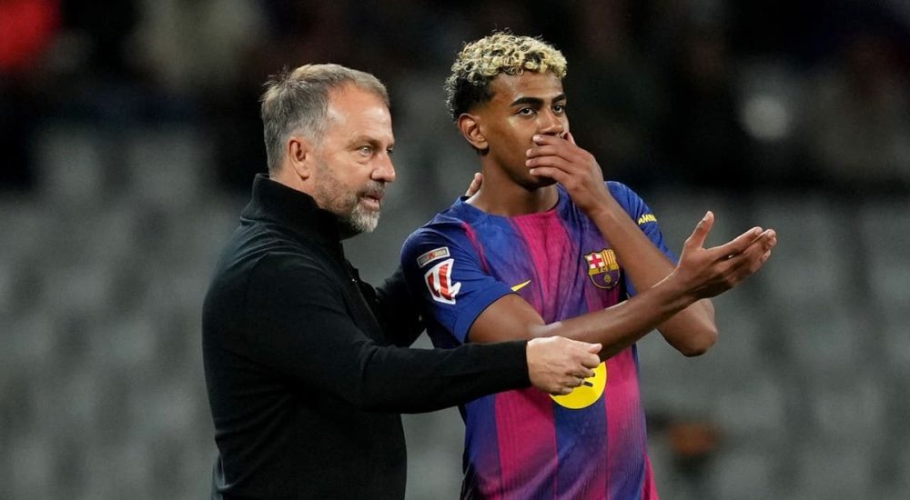 Hansi Flick / Lamine Yamal - FC Barcelona