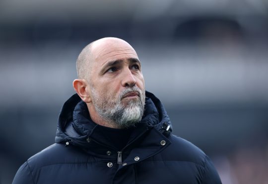 Nahaufnahme von Tottenham-Trainer Igor Tudor