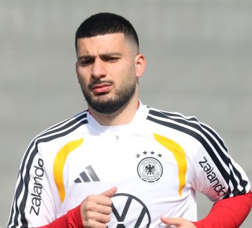 Deniz Undav vom DFB-Team während des Trainings