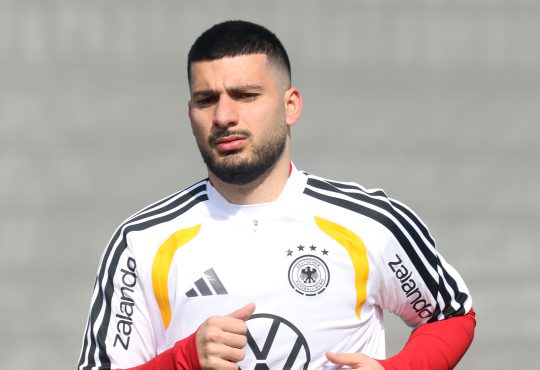 Deniz Undav vom DFB-Team während des Trainings