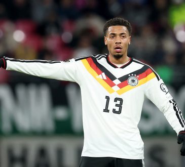 Felix Nmecha während des Qualifikationsspiels zur FIFA-Weltmeisterschaft 2026 zwischen Deutschland und der Slowakei in der Red Bull Arena