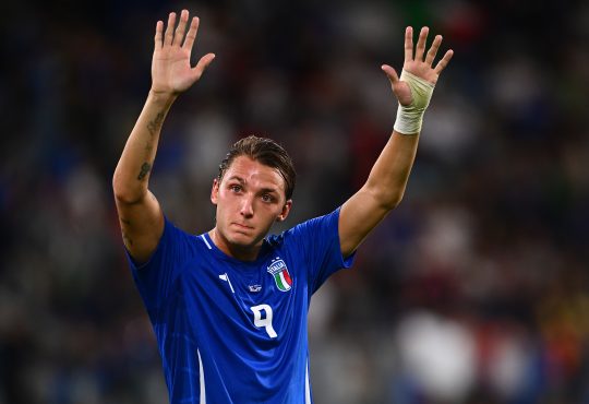 Mateo Retegui im Trikot der italienischen Nationalmannschaft