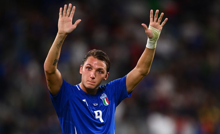 Mateo Retegui im Trikot der italienischen Nationalmannschaft