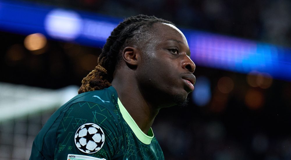 Jérémy Doku schaut frustriert drein nach CL-Niederlage bei Real Madrid