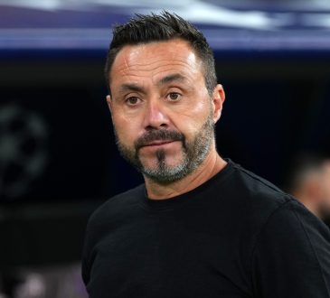 Roberto de Zerbi an der Seitenlinie