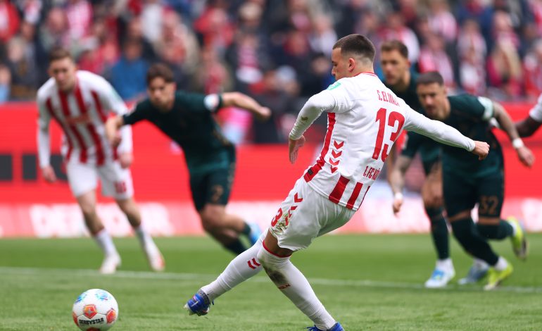 Fussballspieler Said El Mala vom 1.FC Köln