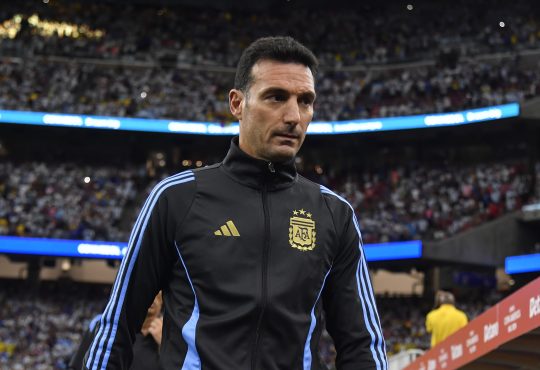 Lionel Scaloni für Argentinien an der Seitenlinie