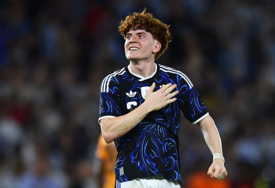 Valentin Barco im Trikot von Argentinien