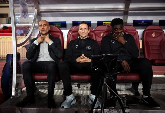 Pep Guardiola, Pepijn Lijnders, Kolo Toure