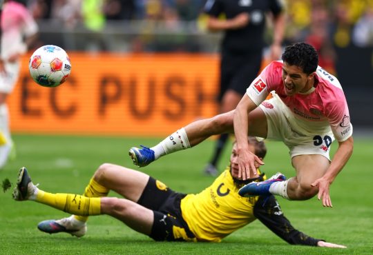 Ibrahim Maza - Bayer Leverkusen v Borussia Dortmund
