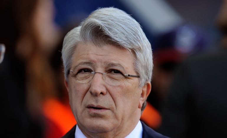 Atletico Madrid Präsident Enrique Cerezo