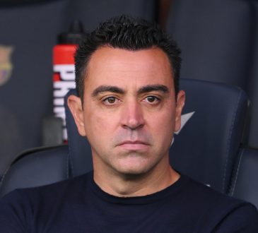 Xavi auf der Trainerbank des FC Barcelona