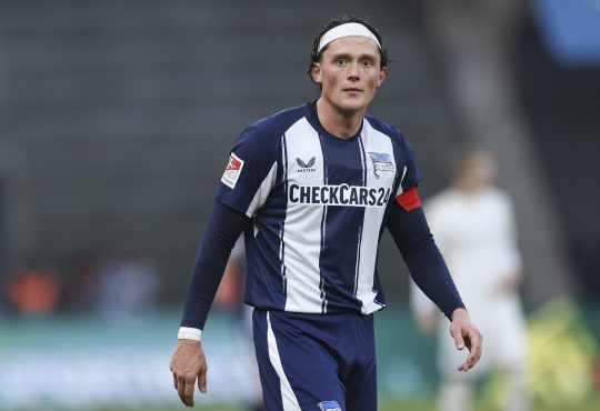 Fabian Reese von Hertha BSC während des 2. Bundesligaspiels gegen den 1. FC Magdeburg