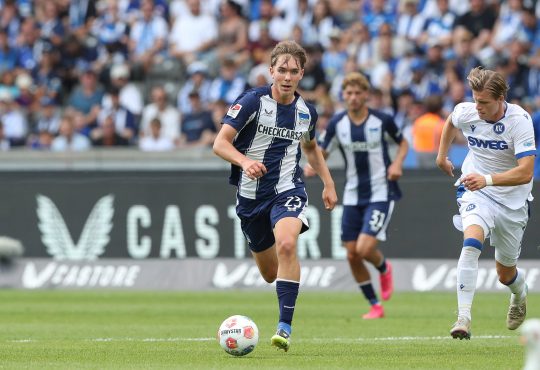 Kennet Eichhorn im Trikot von Hertha BSC