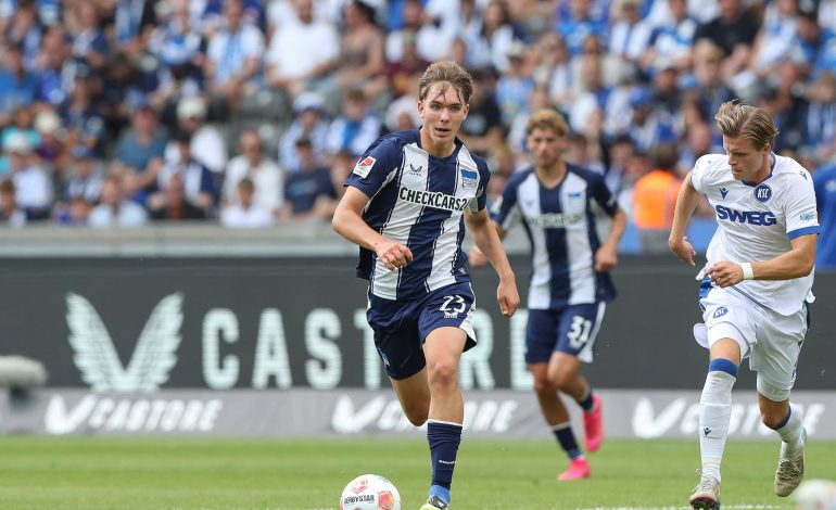 Kennet Eichhorn im Trikot von Hertha BSC