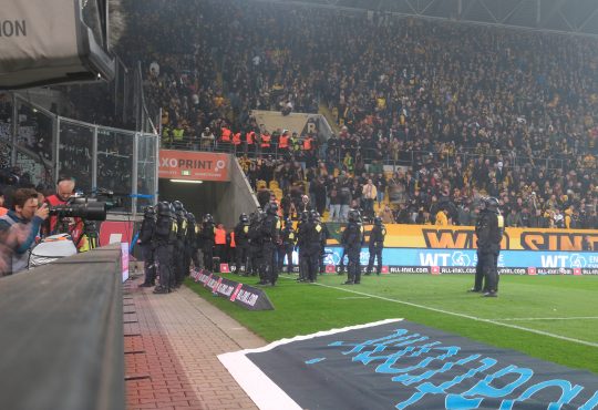 Polizei, Hertha BSC, Dynamo Dresden