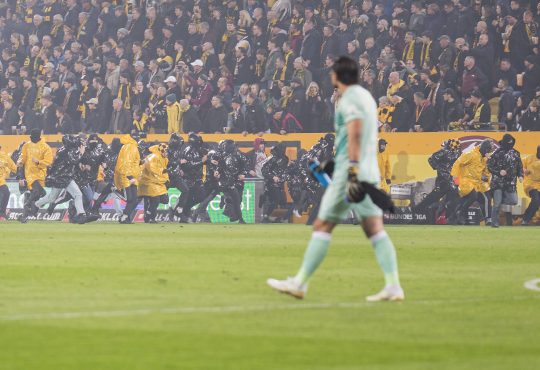 Fans, Dynamo Dresden vs Hertha BSC