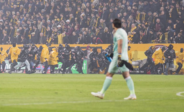Fans, Dynamo Dresden vs Hertha BSC