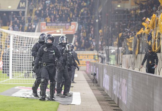 Polizei, Dynamo Dresden vs Hertha BSC