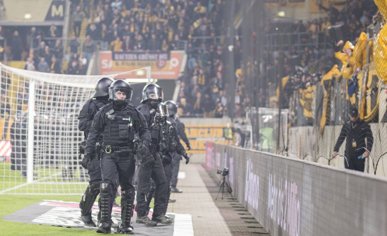 Polizei, Dynamo Dresden vs Hertha BSC