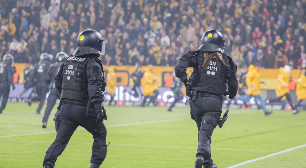 Polizei, Dynamo Dresden vs Hertha BSC